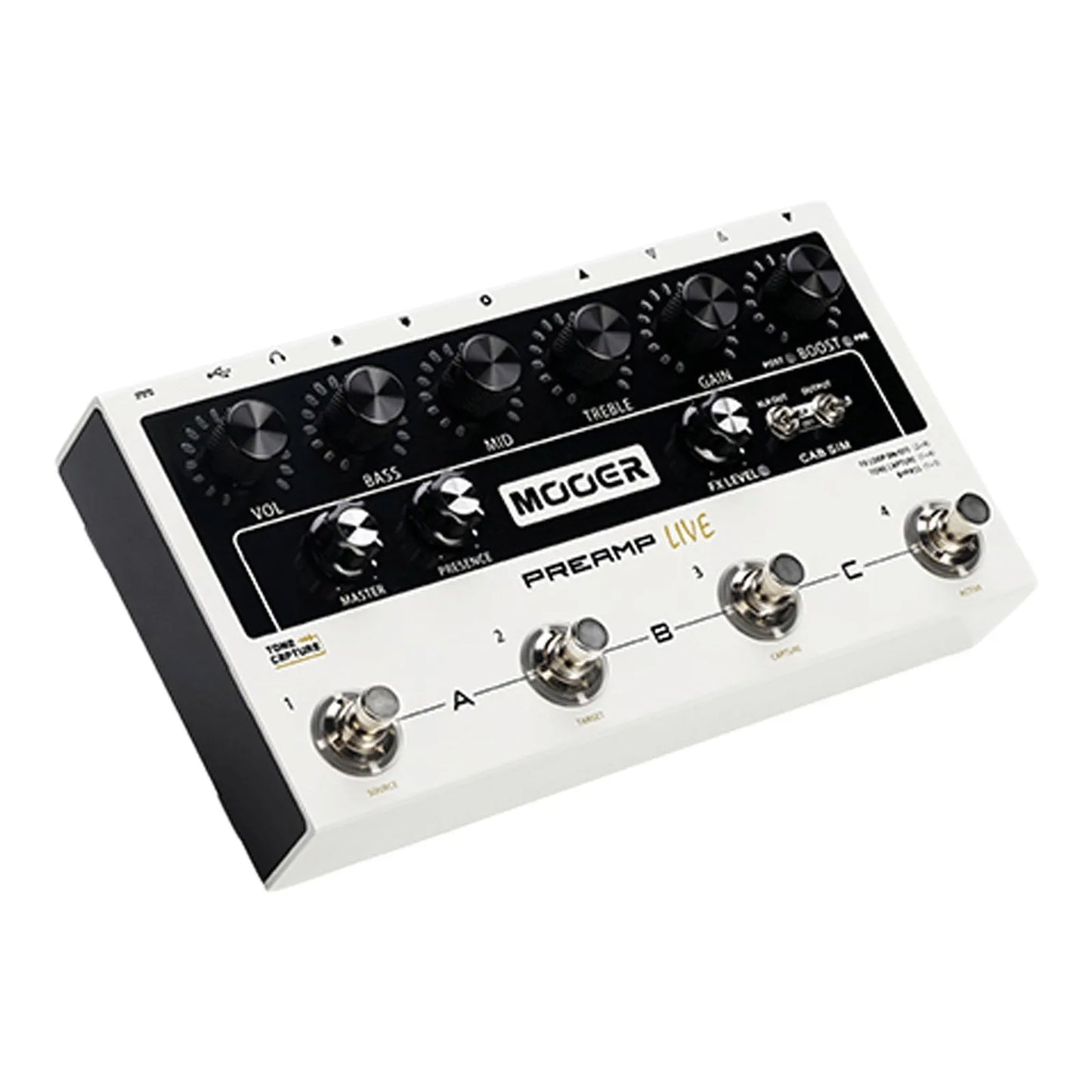 Mooer Preamp Live 4-Channel Preamp & Cabinet Simulation Guitar Effects Processor — view 4