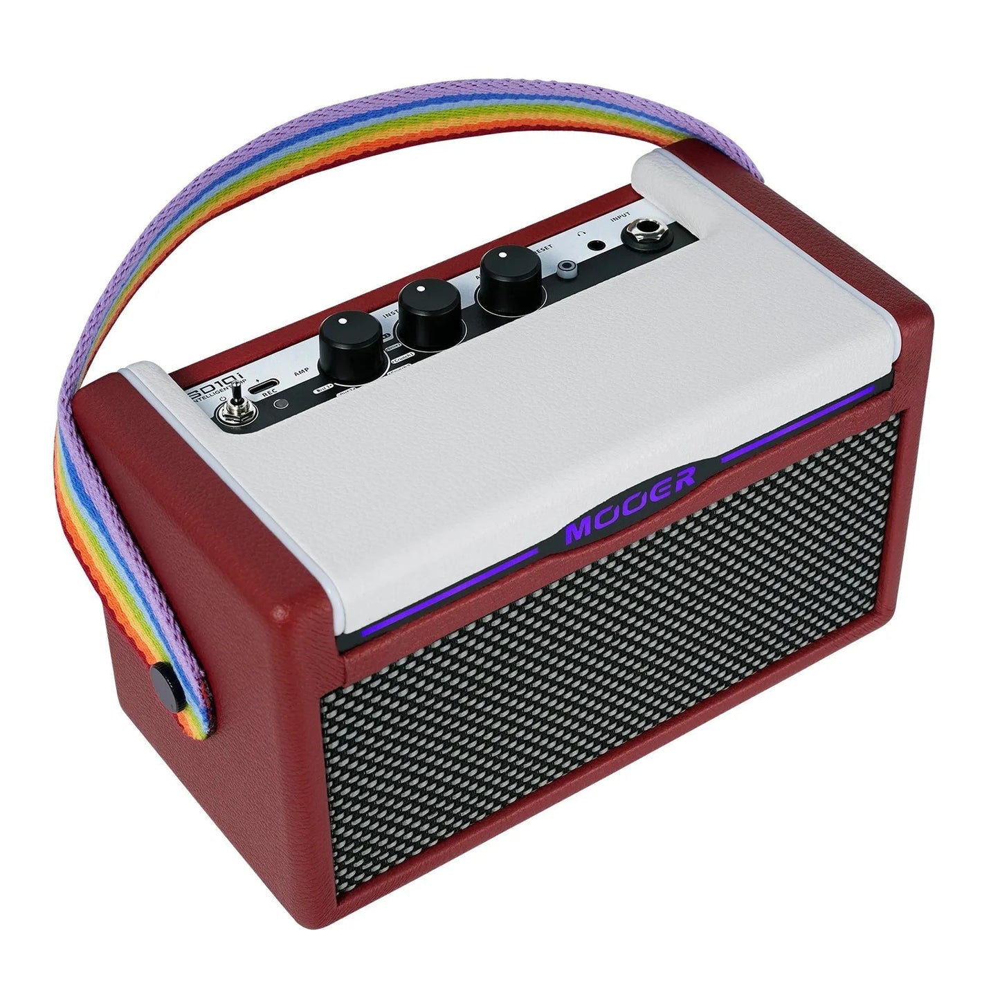 Mooer SD10i Intelligent Rechargeable Guitar Combo Amplifier - 52 Amp Models, 49 Effects, Bluetooth, Built-in Drum Machine, 80s Looper, USB-C — view 4