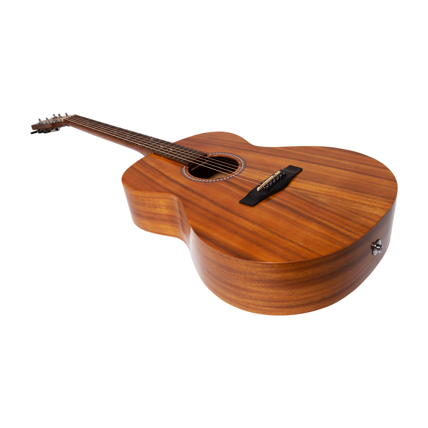 Martinez MF-25KPG-NST Acoustic-Electric Gloss Small Body Guitar Koa Natural 6-String — view 3