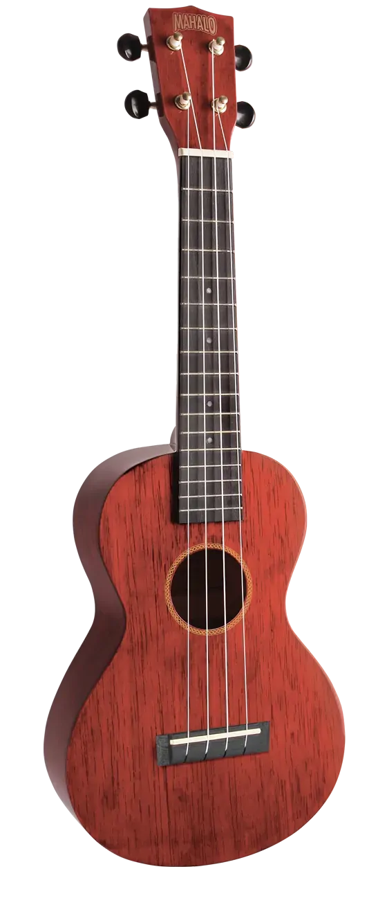 Mahalo H Concert Ukulele Transparent Wine Red