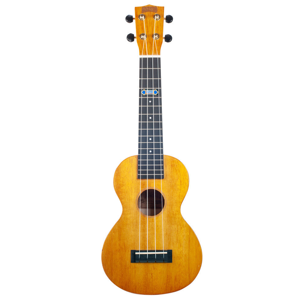 Mahalo Hano Series Concert Ukulele - Wide Neck (Vintage Natural)