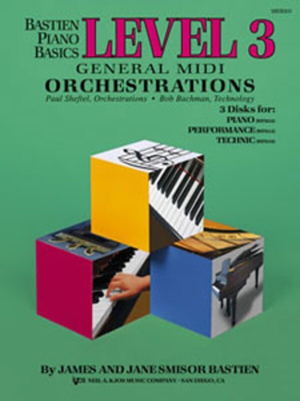 Piano Basics General Midi Orchestrations Level 3 Book