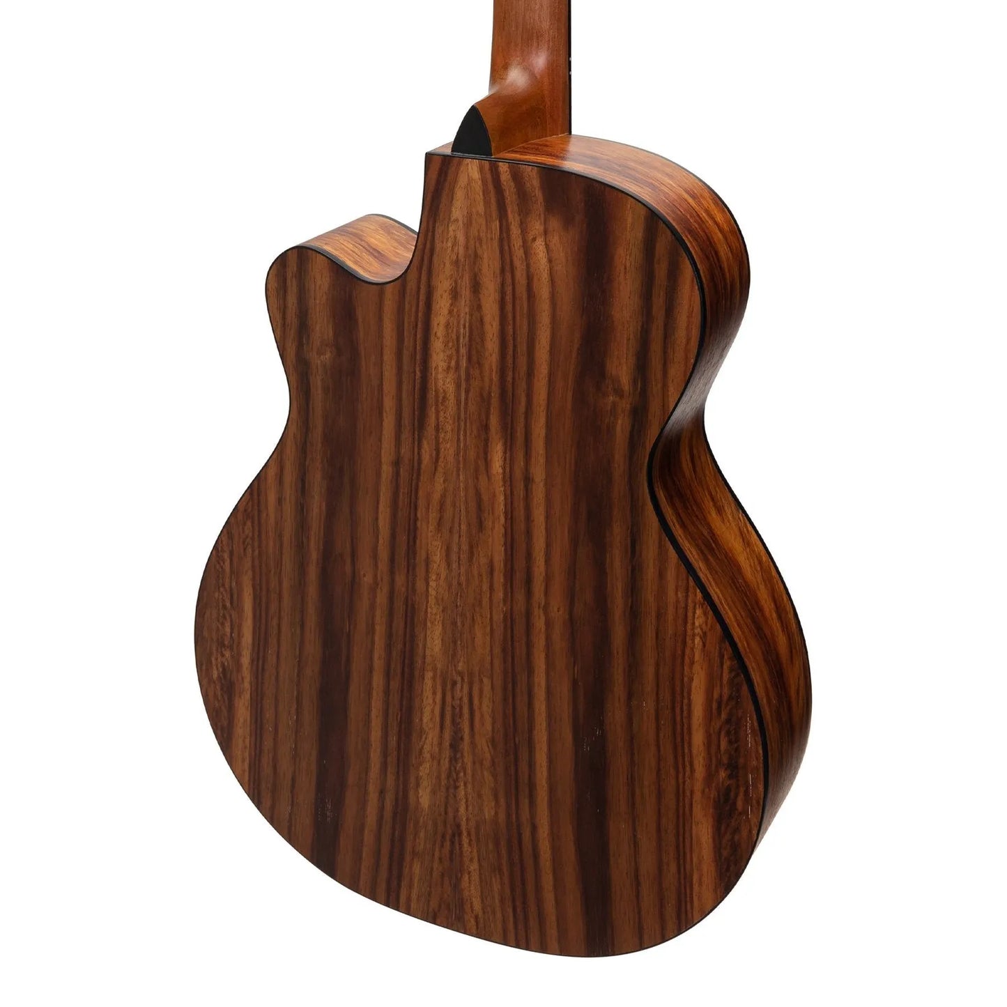 Martinez MJH-3C-RWD Jazz Hybrid Acoustic Small Body Cutaway Guitar - Rosewood — view 5