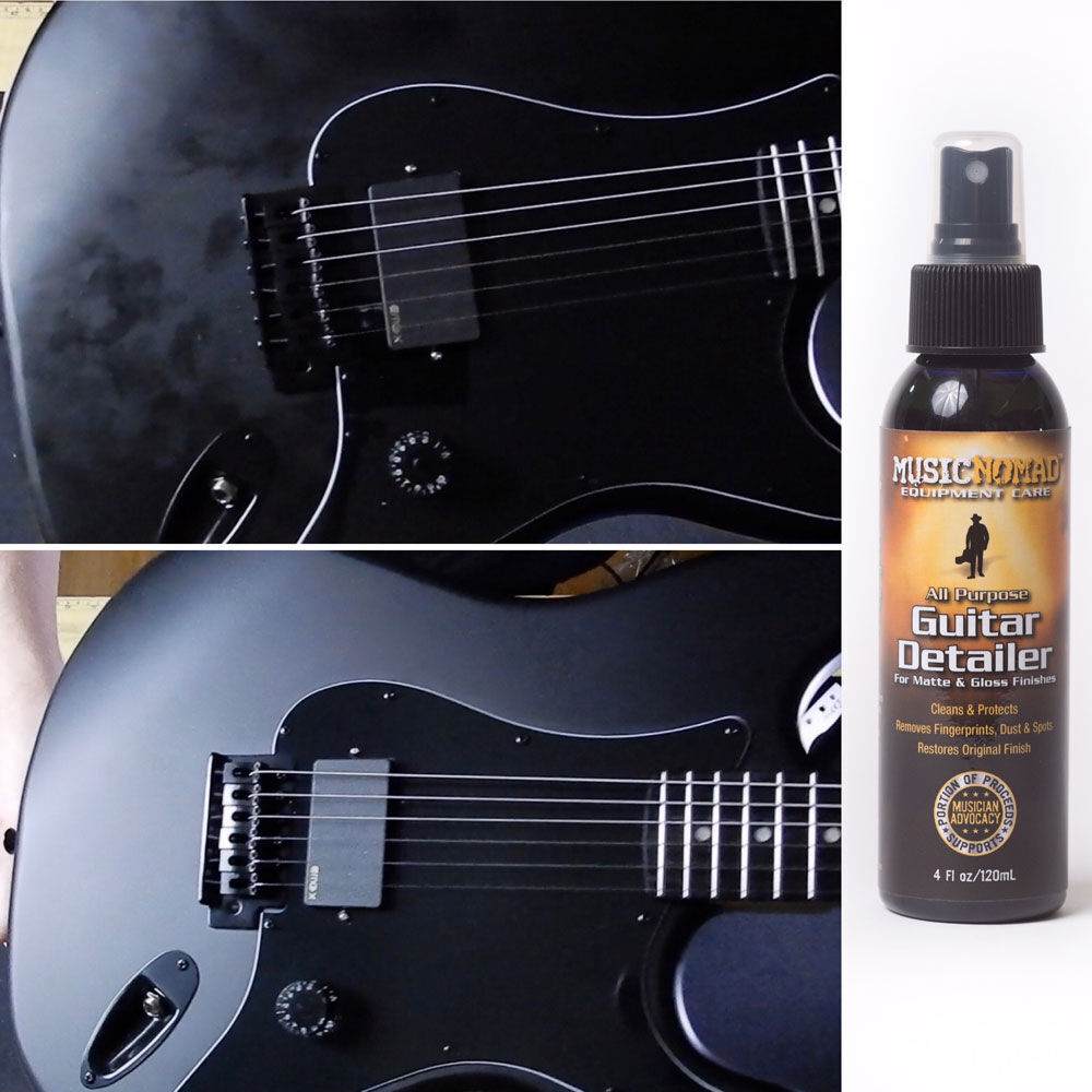 Music Nomad Guitar Detailer for Matte & Gloss Finishes - 120ml Cleaner & Polish with UV Protectants and Anti-Static Formula — view 6