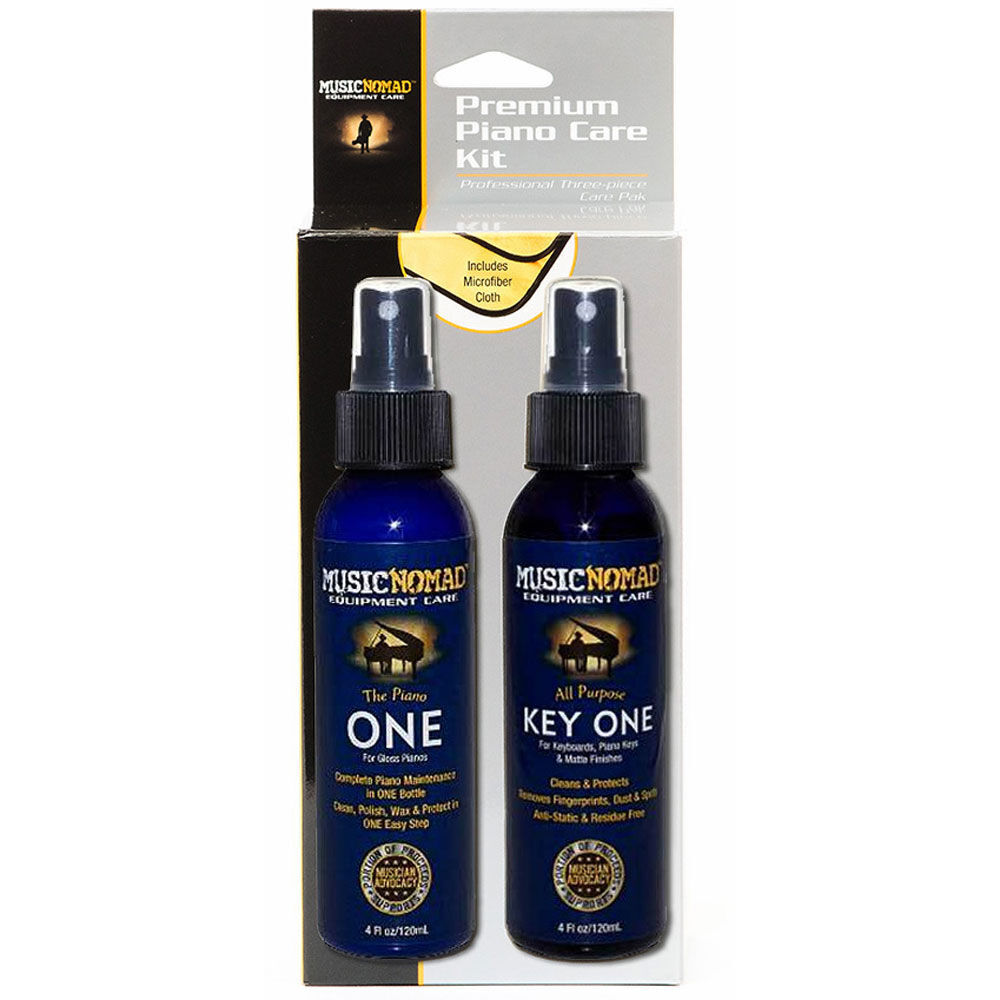 Music Nomad Premium Piano Care Kit (3-Piece) - Includes Piano ONE Cleaner, Key ONE Cleaner, and Microfiber Cloth for Piano Maintenance — view 6