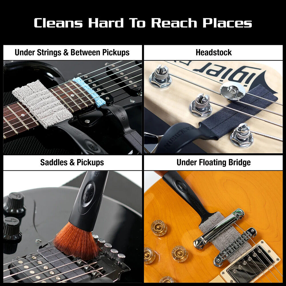 Music Nomad Guitar Care Starter Kit - 8-Piece Maintenance Tools for Electric, Acoustic & Bass Guitars — view 6
