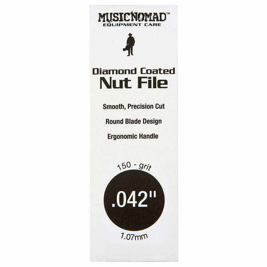 Music Nomad .042" Diamond Coated Nut File with Ergonomic Handle — view 2