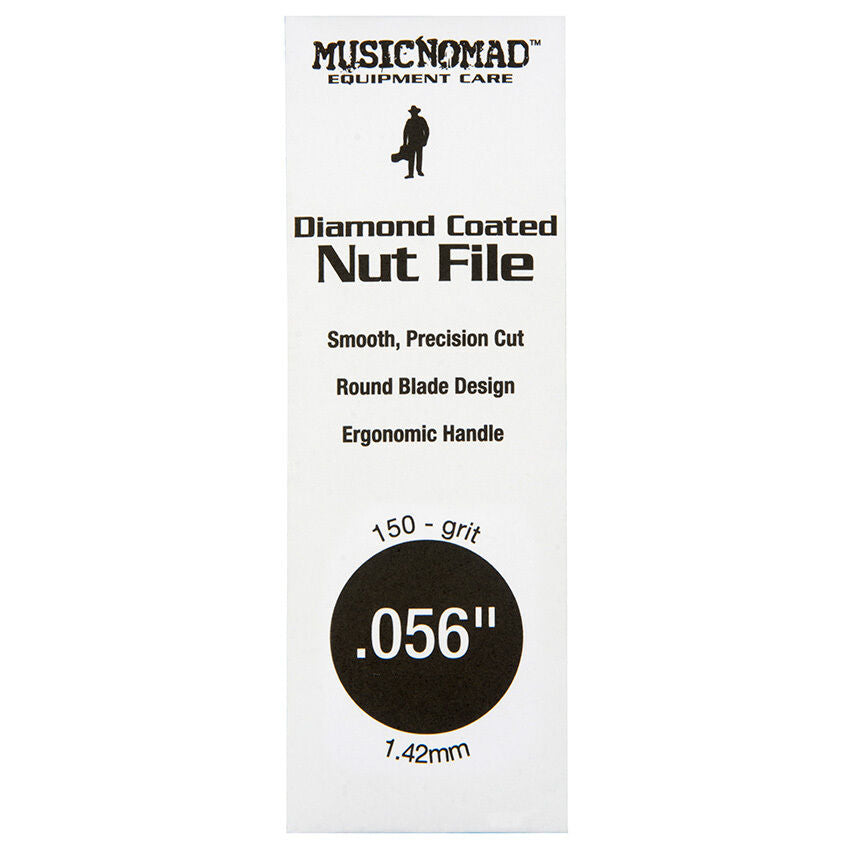 Music Nomad .056" Diamond Coated Nut File - Precision Cutting Tool for Guitar Maintenance — view 2