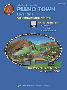 Piano Town MIDI Disk Accompaniments Level 1 - Neil A. Kjos Music Company