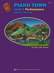 Piano Town Performance Level 3 by Neil A. Kjos Music Company, 28 Pages