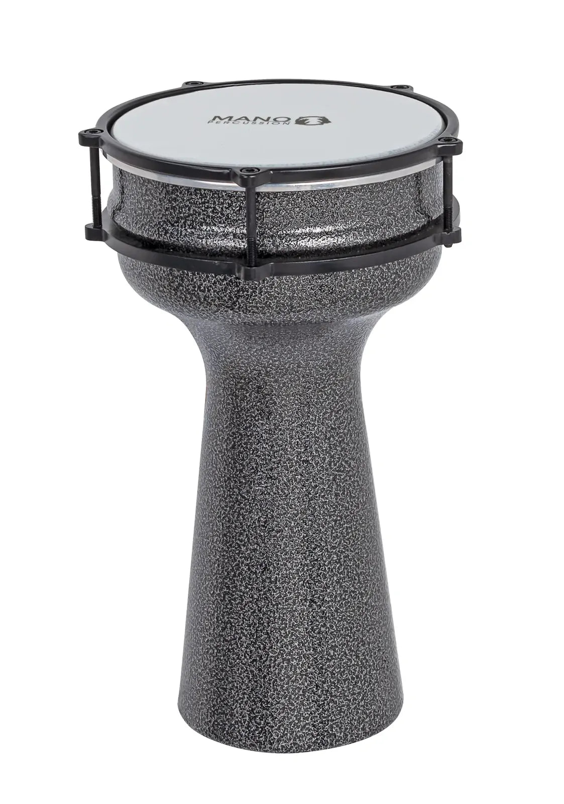 Mano Percussion Tunable Aluminum Darbuka 7¾" Black Pewter