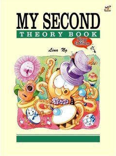 My Second Theory Book by Rhythm MP - 40 Pages, Grade 1 Transition Exercises and Games