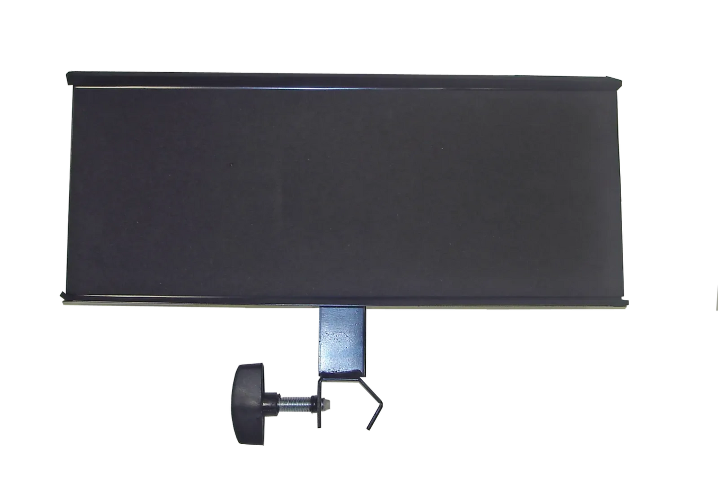 CPK MSD19 Music Stand Shelf - Attachable Tray for Mic/Music Stands, Black 14x35cm