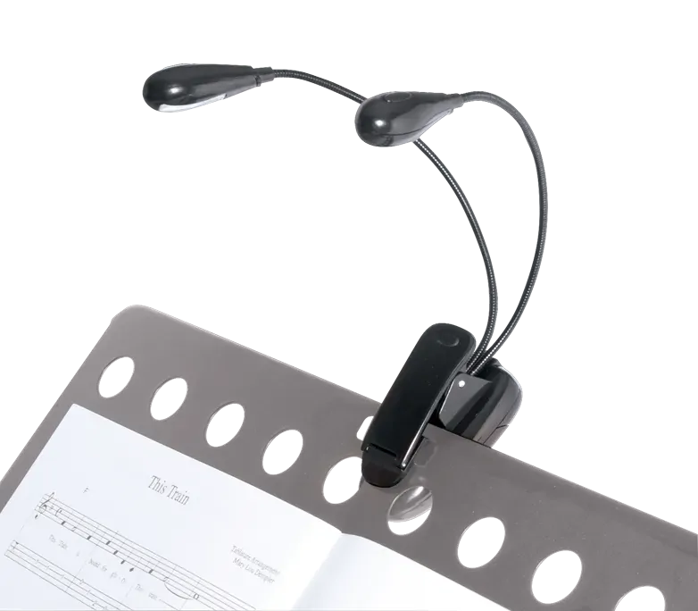 AMS Dual LED Music Light with 2 x 185mm Gooseneck Arms