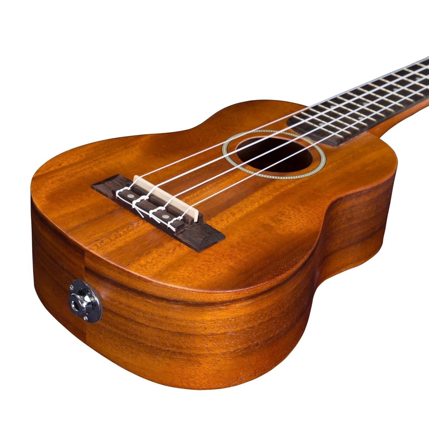 Mojo K20 Series All Koa Electric Soprano Ukulele Natural Satin MSU-K20P-NST — view 6