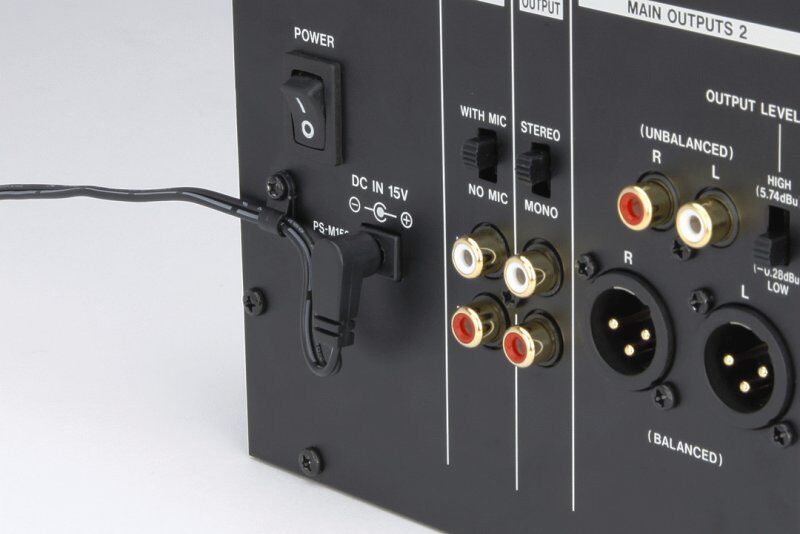 TASCAM MZ-372 Pro Mixer 12-Mono/6-Stereo Inputs, 2 Zones, 3U Installation — view 4