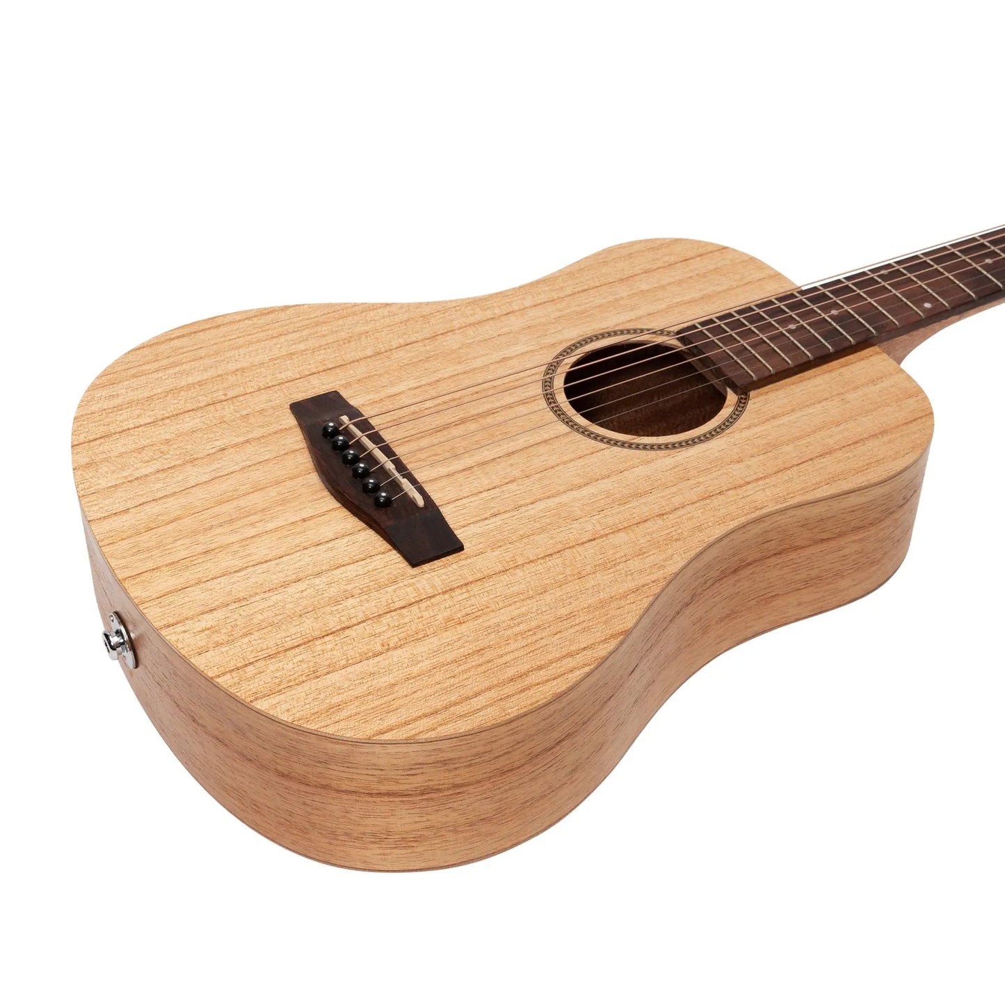 Martinez MZP-BT2-MWD Babe Traveller Acoustic-Electric Guitar Mindi-Wood Natural Right-Handed 6 Strings — view 6