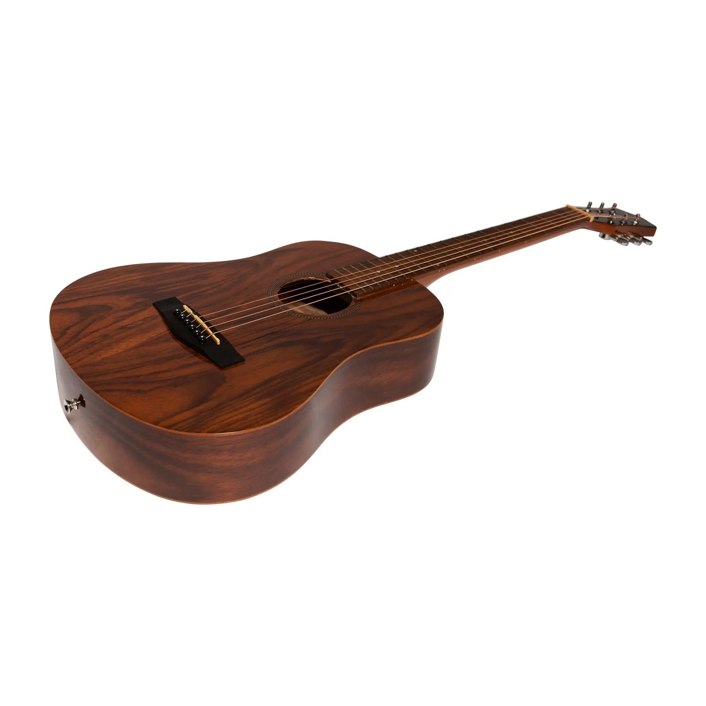 Martinez MZP-BT2GL-RWD Left Handed Acoustic-Electric Gloss Babe Traveller Guitar Rosewood — view 3