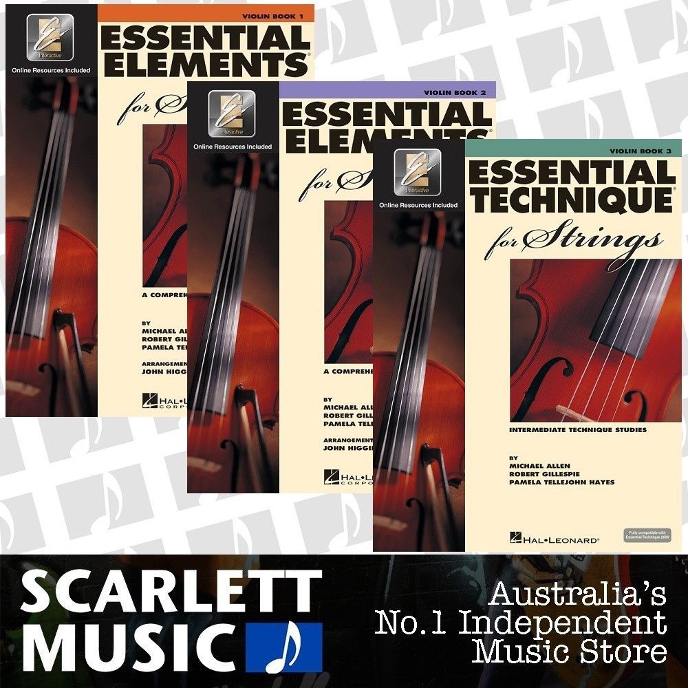 Essential Elements And Techniques For Strings Violin Bundle With Essential Elements Interactive Book
