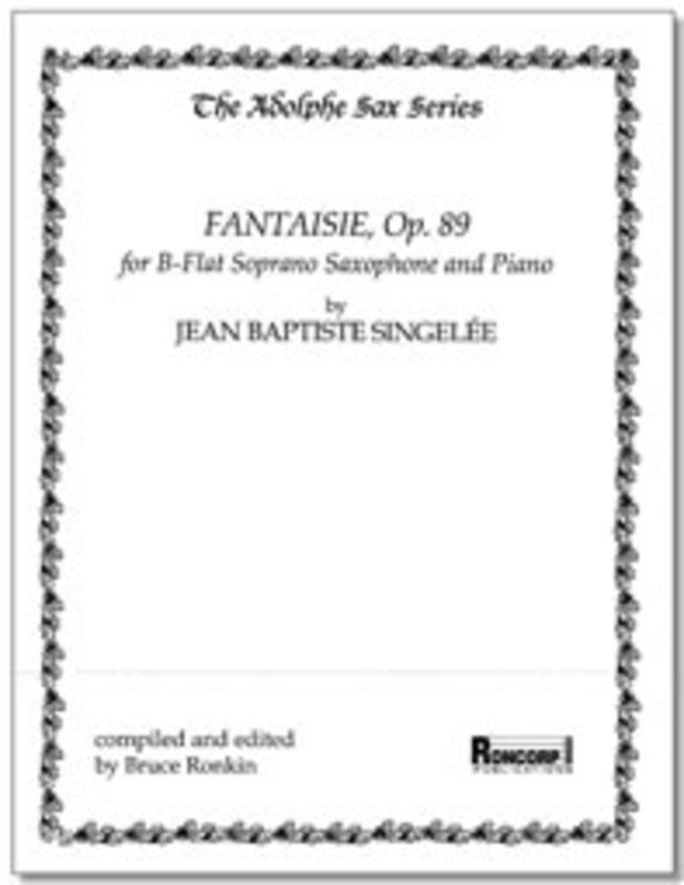 Fantaisie Op 89 Sop Sax/Piano Book