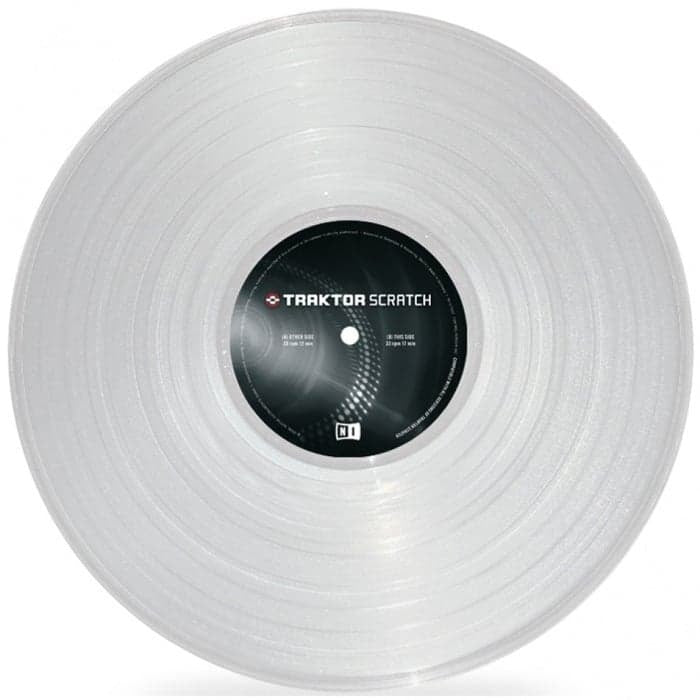 Traktor Scratch Control Vinyl mk2 Clear