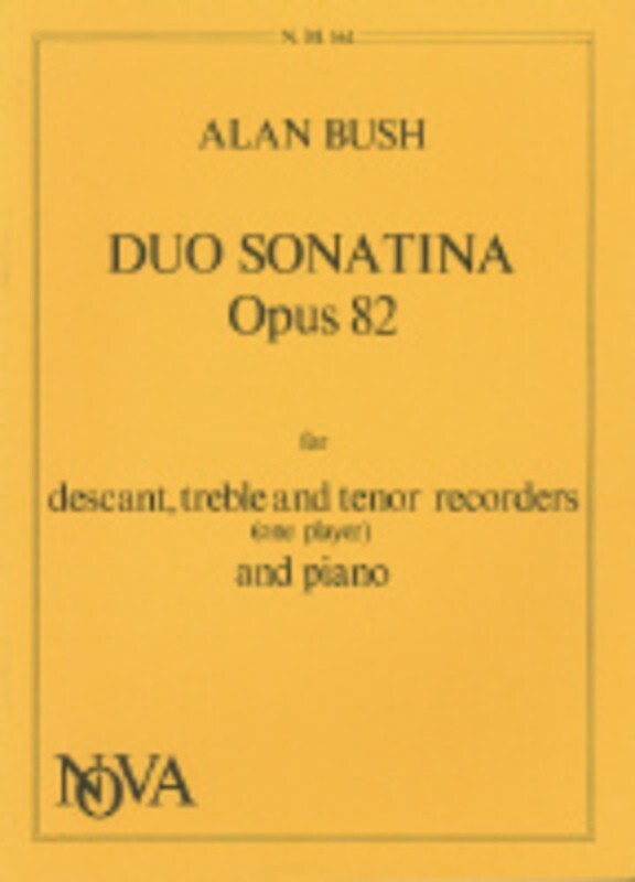 Duo Sonatina Op 82 Des Rec/Piano (Softcover Book)