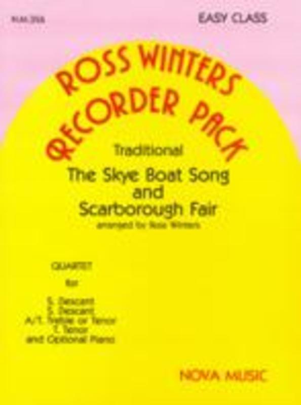 Skye Boat Song And Scarborough Fair Rec Quartet (Set Of Parts) Book