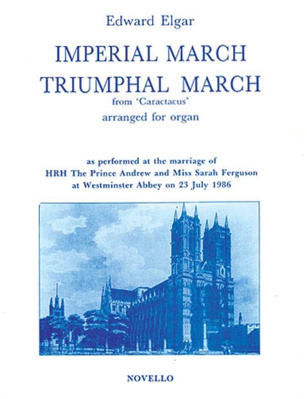 Elgar Imperial March Caractacus Organ Book