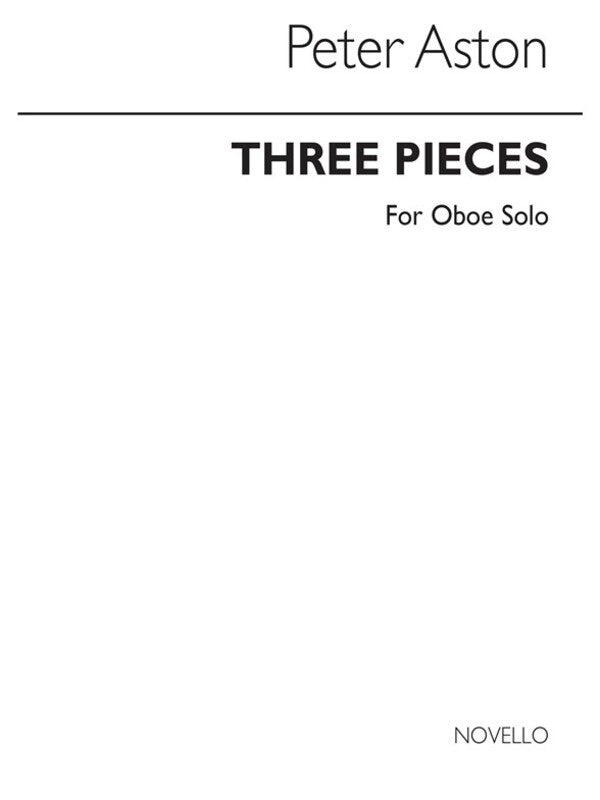 Aston - 3 Pieces For Oboe Solo (Pod) (Softcover Book)