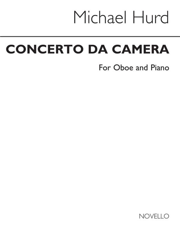 Hurd Concerto Da Camera Oboeandpiano(Arc) (Softcover Book)