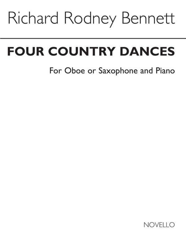 Four Country Dances(Piano.Acc/Oboe/S/Sax) (Softcover Book)