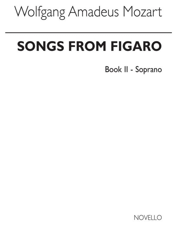 Mozart Songs From Figaro Book 2
