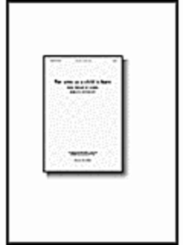 Handel For Unto Us A Child SATB
