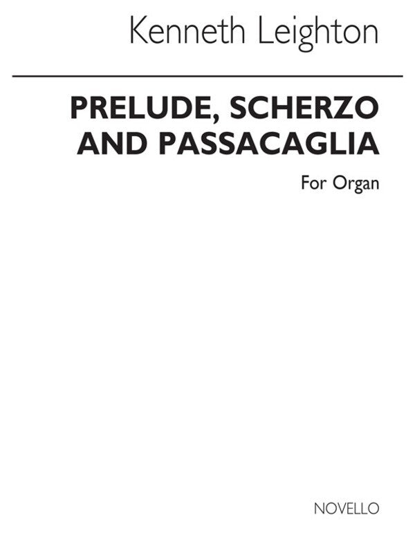 Leighton Prelude Scherzo Pass. Organ (Softcover Book)