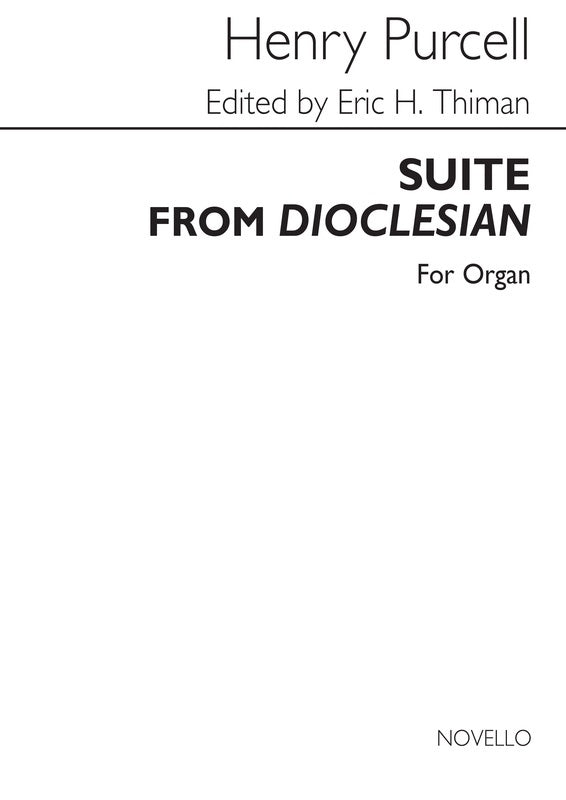 Purcell - Suite From Dioclesian Organ Arr Thiman