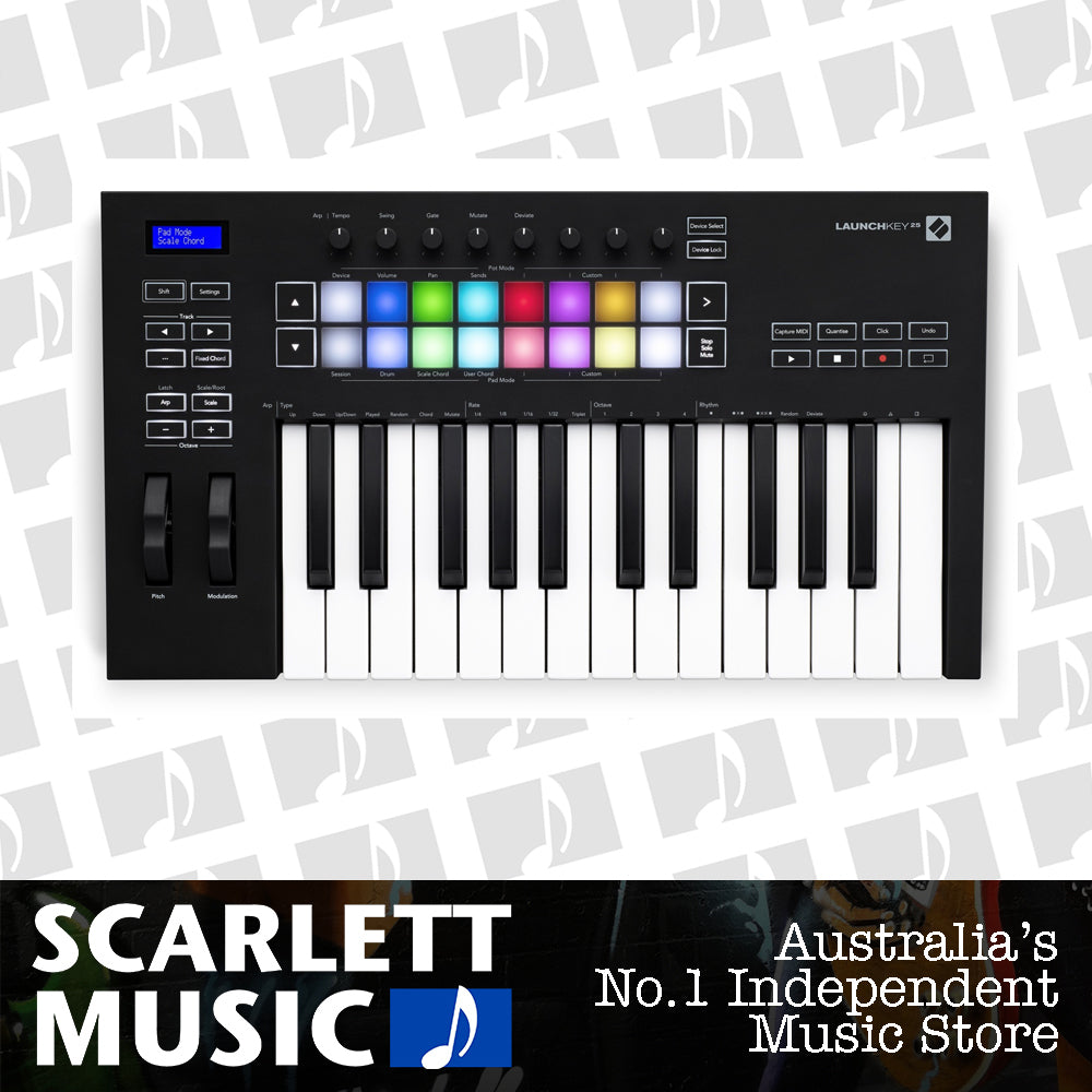 Novation LaunchKey 25 MK3 25 Note Midi Controller — view 2