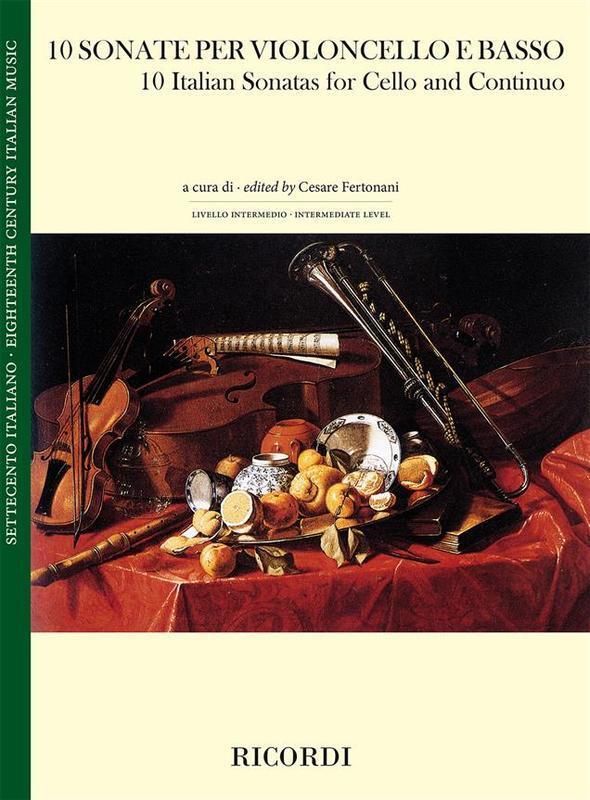 10 Italian Sonatas For Cello/Continuo (Softcover Book)