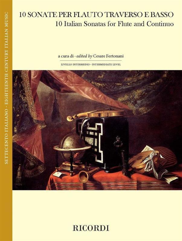 10 Italian Sonatas For Flute And Continuo (Softcover Book)