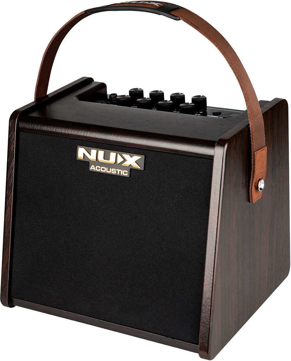 NU-X AC25 Stageman 2-Channel 25W Battery Operated Acoustic Amplifier with Bluetooth and Reverb — view 5