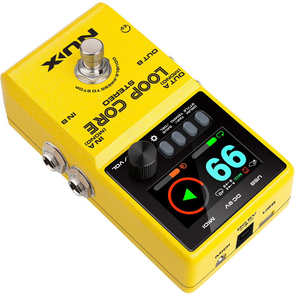 NUX Loop Core Stereo Effects Pedal with High-Definition LCD Display and MIDI Control — view 6