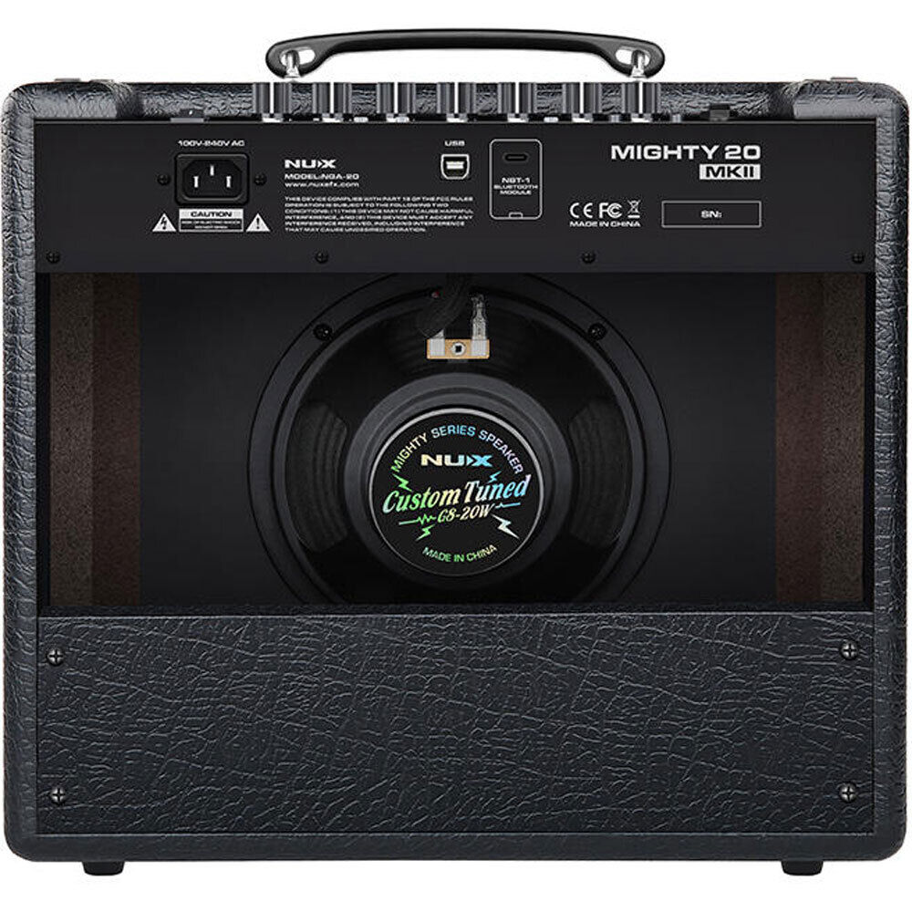 NUX Mighty 20 MKII Digital 20W Modeling Guitar Amplifier with Bluetooth and Mighty Editor Software — view 6