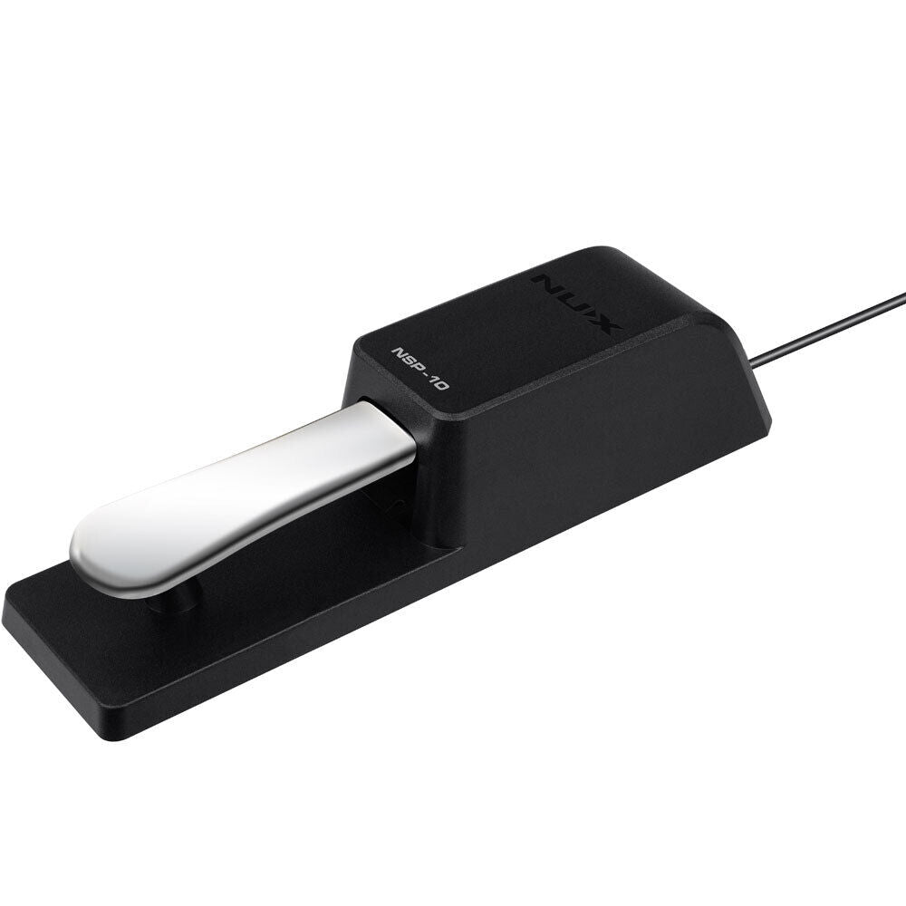 NU-X Piano Style Sustain Pedal with 2m Cable, Polarity Switch, Metal Housing, Anti-Slip Base, Compatible with Keyboards and Synthesizers — view 6