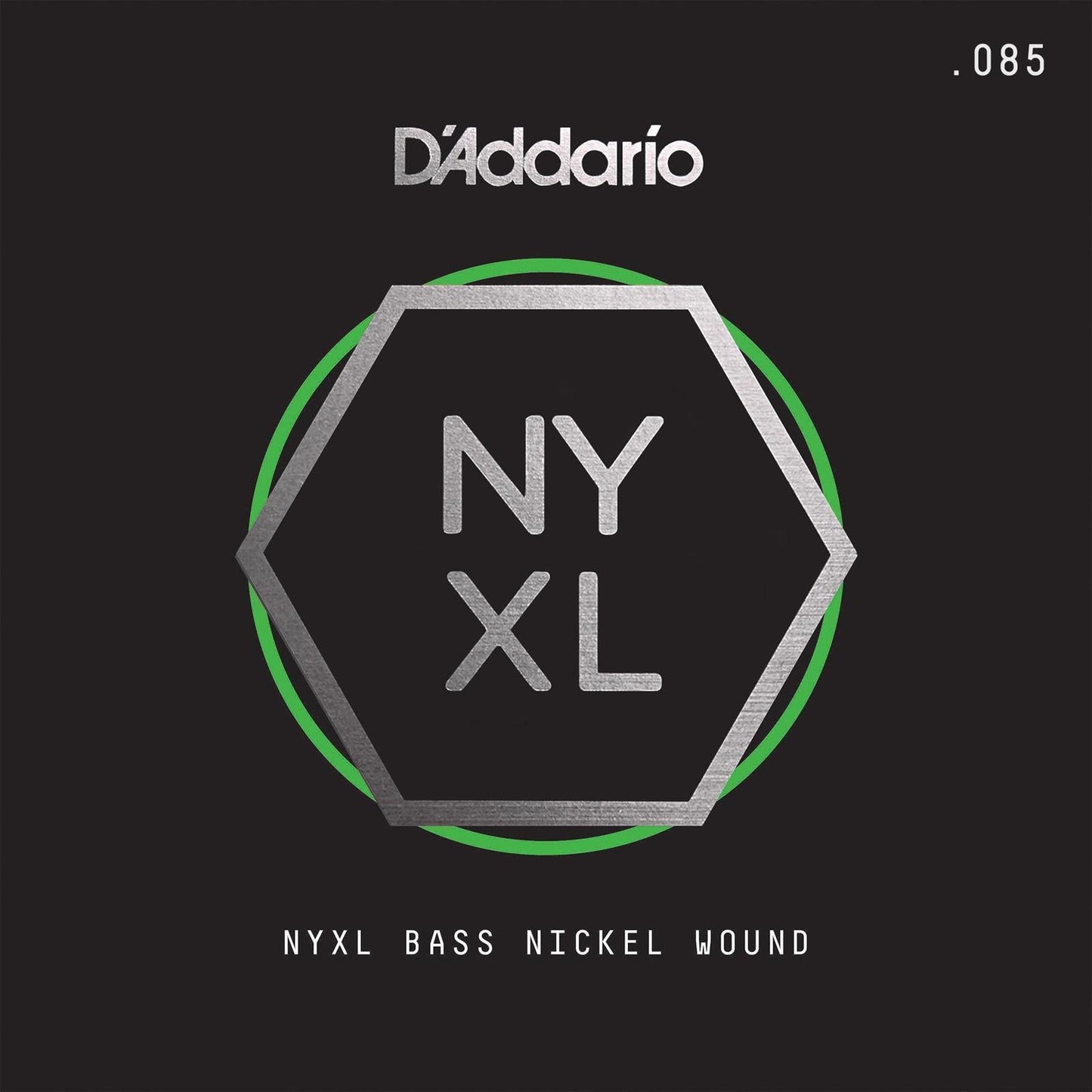 D'Addario NYXLB085T, NYXL Nickel Wound Bass Guitar Single String, Long Scale, .085, Tapered