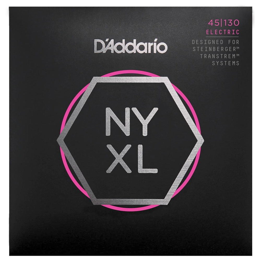 D'Addario NYXL Bass Strings 45-130 5 String Double Ball End for Steinberger Bass