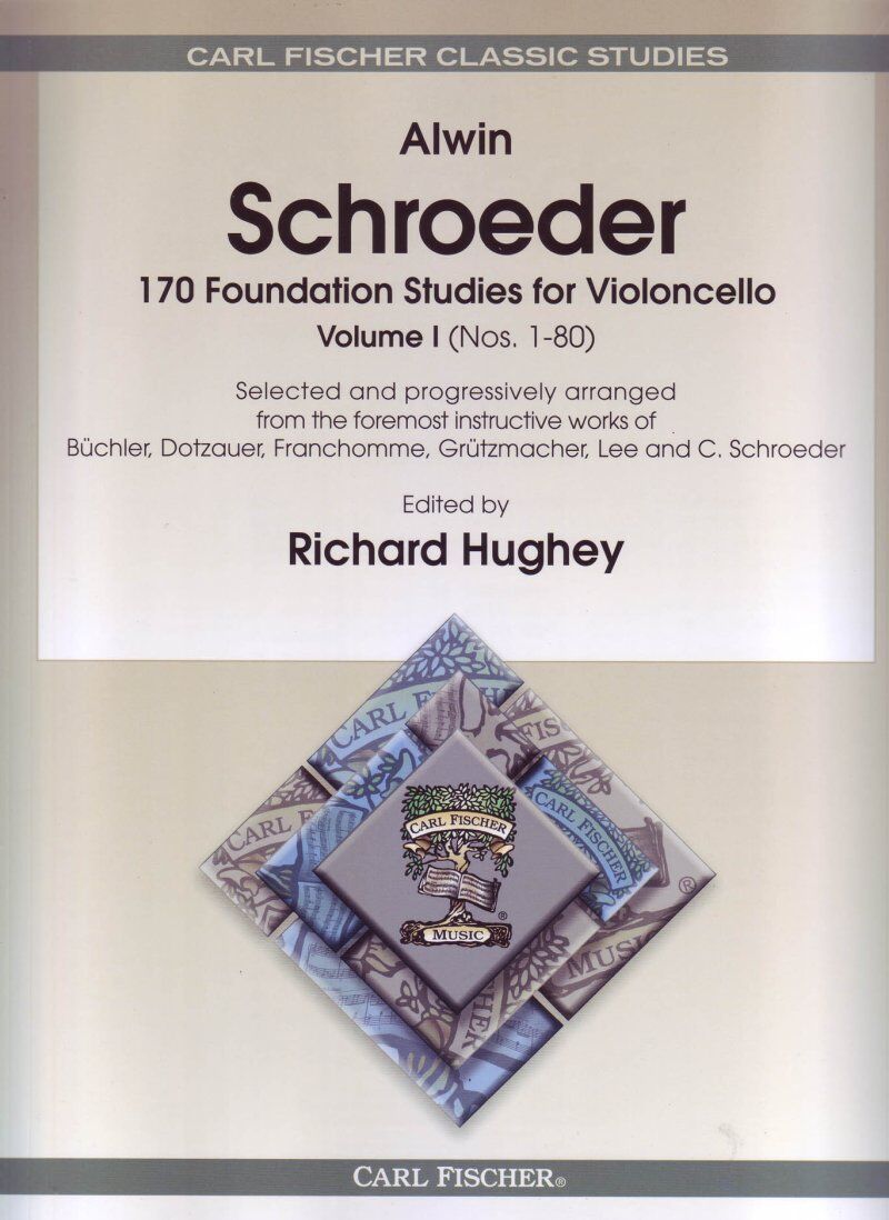 Schroeder 170 Foundation Studies for Cello Vol 1 Nos 1-80