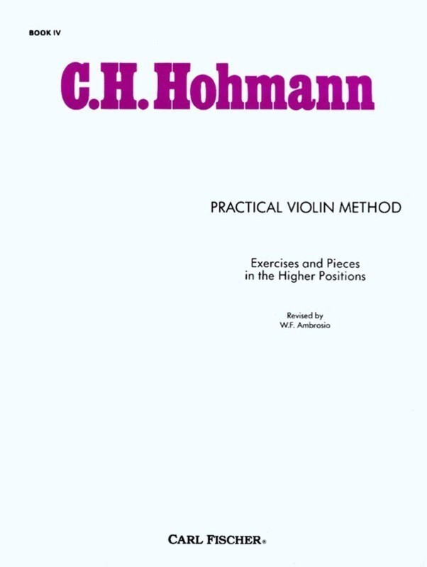 Hohmann - Practical Violin Method Book 4 Book