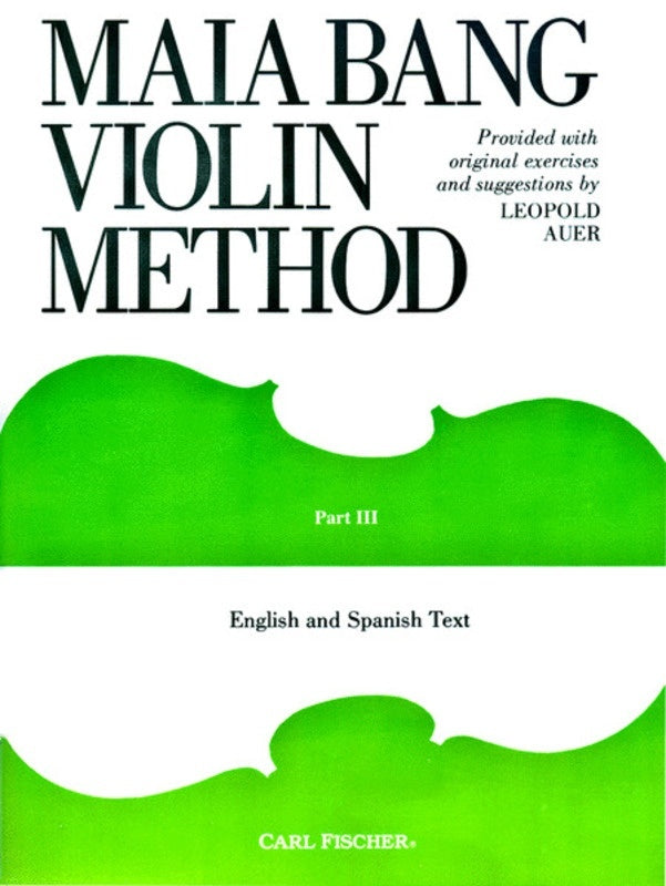 Maia Bang Violin Method Part 3 Book