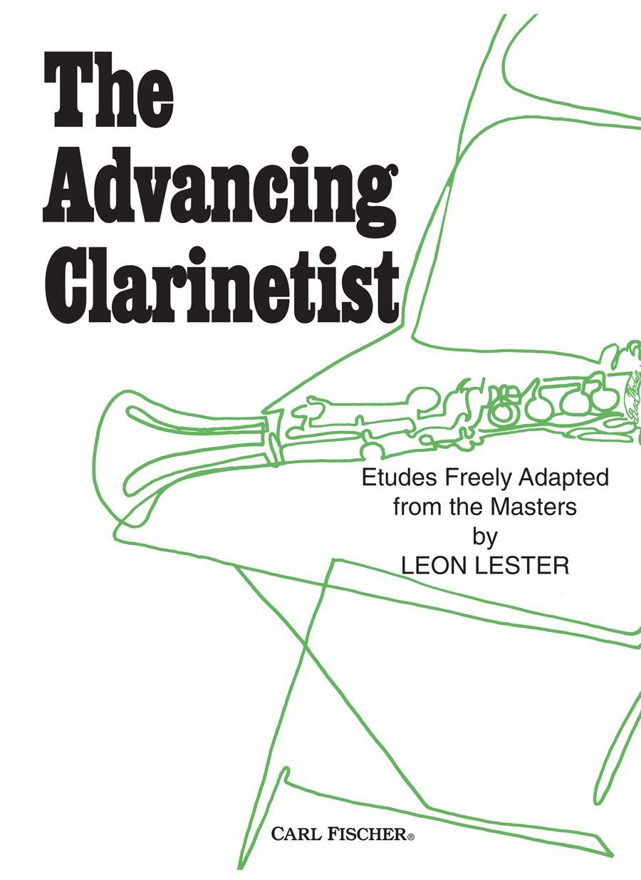 The Advancing Clarinetist - Lester - Carl Fischer O4885 Sheet Music and Method Book