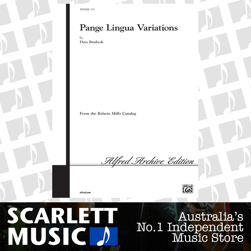 Lingua Variations SATB — view 2