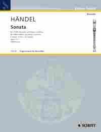 Sonata F Op 1 No 11 for Recorder and Piano by Schott Music